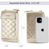 imageMontana West Small Crossbody Cell Phone Purse for Women RFID Blocking Cellphone WalletGold