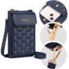 imageMontana West Small Crossbody Cell Phone Purse for Women RFID Blocking Cellphone WalletNavy