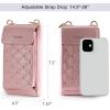 imageMontana West Small Crossbody Cell Phone Purse for Women RFID Blocking Cellphone WalletPink