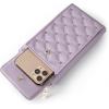 imageMontana West Small Crossbody Cell Phone Purse for Women RFID Blocking Cellphone WalletPurple