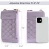imageMontana West Small Crossbody Cell Phone Purse for Women RFID Blocking Cellphone WalletPurple