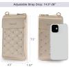 imageMontana West Small Crossbody Cell Phone Purse for Women RFID Blocking Cellphone WalletTan