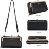 imageMontana West Small Crossbody Cell Phone Purse for Women RFID Blocking Cellphone WalletWallet Black