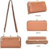 imageMontana West Small Crossbody Cell Phone Purse for Women RFID Blocking Cellphone WalletWallet Brown