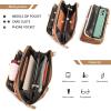imageMontana West Small Crossbody Cell Phone Purse for Women RFID Blocking Cellphone WalletWallet Brown