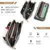 imageMontana West Small Crossbody Cell Phone Purse for Women RFID Blocking Cellphone WalletWallet Light Green