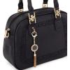 imageMontana West Small Top Handle Purse for Women Crossbody Satchel Handbag Barrel BagS Black