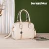 imageMontana West Small Top Handle Purse for Women Crossbody Satchel Handbag Barrel BagS Camel