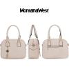 imageMontana West Small Top Handle Purse for Women Crossbody Satchel Handbag Barrel BagS Camel