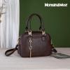 imageMontana West Small Top Handle Purse for Women Crossbody Satchel Handbag Barrel BagS Coffee