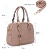 imageMontana West Small Top Handle Purse for Women Crossbody Satchel Handbag Barrel BagS Khaki