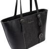 imageMontana West Tote Bag for Women Large Purse and Handbags Set Embossed Collection Purse 2Pcs Set2 Setblack