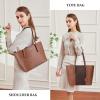 imageMontana West Tote Bag for Women Large Purse and Handbags Set Embossed Collection Purse 2Pcs Set2 Setbrown