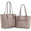 imageMontana West Tote Bag for Women Large Purse and Handbags Set Embossed Collection Purse 2Pcs Set2 Setpink