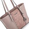 imageMontana West Tote Bag for Women Large Purse and Handbags Set Embossed Collection Purse 2Pcs Set2 Setpink
