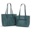 imageMontana West Tote Bag for Women Large Purse and Handbags Set Embossed Collection Purse 2Pcs Set2 Setturquoise