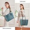 imageMontana West Tote Bag for Women Large Purse and Handbags Set Embossed Collection Purse 2Pcs Set2 Setturquoise