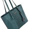 imageMontana West Tote Bag for Women Large Purse and Handbags Set Embossed Collection Purse 2Pcs Set2 Setturquoise