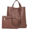 imageMontana West Tote Bag for Women Purses and Handbags Top Handle Satchel Bag Large Shoulder HandbagA Brown