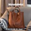 imageMontana West Tote Bag for Women Purses and Handbags Top Handle Satchel Bag Large Shoulder HandbagA Brown