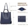 imageMontana West Tote Bag for Women Purses and Handbags Top Handle Satchel Bag Large Shoulder HandbagA Navy With Pouch