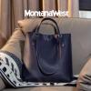 imageMontana West Tote Bag for Women Purses and Handbags Top Handle Satchel Bag Large Shoulder HandbagA Navy With Pouch