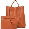 imageMontana West Tote Bag for Women Purses and Handbags Top Handle Satchel Bag Large Shoulder HandbagA Orange
