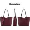 imageMontana West Tote Bags for Women Medium Top Handle Satchel PursesDahila Red