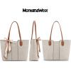 imageMontana West Tote Bags for Women Medium Top Handle Satchel PursesIvory Beige