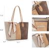 imageMontana West Tote Bags for Women Medium Top Handle Satchel PursesThree Chocolate