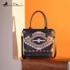 imageMontana West Western Aztec Tote Bag for Women Country Cowgirl Top Handle Shoulder BagAztec Toteblack