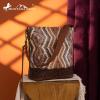 imageMontana West Western Aztec Tote Bag for Women Country Cowgirl Top Handle Shoulder BagSequined Aztecbrown