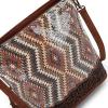 imageMontana West Western Aztec Tote Bag for Women Country Cowgirl Top Handle Shoulder BagSequined Aztecbrown