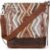 imageMontana West Western Aztec Tote Bag for Women Country Cowgirl Top Handle Shoulder BagSequined Aztecbrown