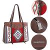 imageMontana West Western Purse and Handbag for Women Aztec Tapestry Tote Bag with Wallet TR145G816CF