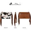imageMontana West Western Purse for Women Crossbody Bag Wristlet Clutch PurseA3 Pattern Cow Brown