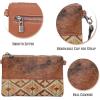 imageMontana West Western Purse for Women Crossbody Bag Wristlet Clutch PurseBrown Embossed Pattern