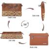 imageMontana West Western Purse for Women Crossbody Bag Wristlet Clutch PurseBrown Embossed Pattern