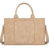 imageMontana West Western Tooling Handbags Vintage Prints and Whipstitch CraftsmanshipStitching Tan