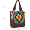 imageMontana West Western Tote Bag for Women Aztec Tapestry Tooled Collection Concealed Carry Oversized Handbag MW1175G8317CF