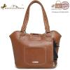 imageMontana West Western Tote Bag for Women Tooled Shoulder Bag Ladies Purses and HandbagsAtooling Brown
