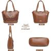 imageMontana West Western Tote Bag for Women Tooled Shoulder Bag Ladies Purses and HandbagsAtooling Brown