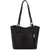imageMontana West Western Tote Bag for Women Tooled Shoulder Bag Ladies Purses and HandbagsCcow Black