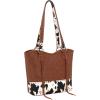 imageMontana West Western Tote Bag for Women Tooled Shoulder Bag Ladies Purses and HandbagsCcow Brown