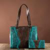 imageMontana West Western Tote Bag with Wallet Set for Women Floral Tooling Shoulder Handbag