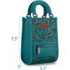 imageMontana West Western Womens Crossbody Handbag Ladies Small Crossbody Bags for Women Designer Top Handle HandbagsToolingturquoise