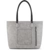 imageMontana West Woven Tote Bags for Women Purses and Handbags with Concealed Carry Back Zipper PocketCow Print Grey