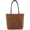 imageMontana West Woven Tote Bags for Women Purses and Handbags with Concealed Carry Back Zipper PocketDistressed Brown