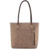 imageMontana West Woven Tote Bags for Women Purses and Handbags with Concealed Carry Back Zipper PocketDistressed Light Brown