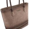 imageMontana West Woven Tote Bags for Women Purses and Handbags with Concealed Carry Back Zipper PocketDistressed Light Brown